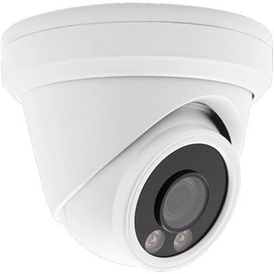 H.265 4K Dual-light Built-in Microphone Turret PoE IP Camera