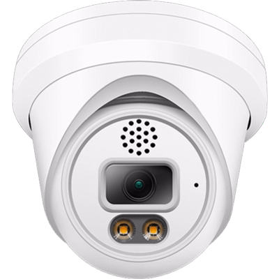 6MP Dual Lights Two way audio Turret IP POE Camera