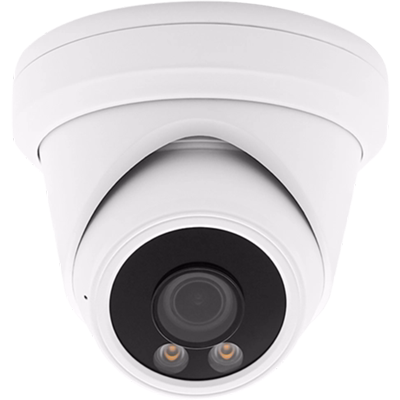 6MP Dual Lights Fixed Lens Waterproof Turret IP POE Camera