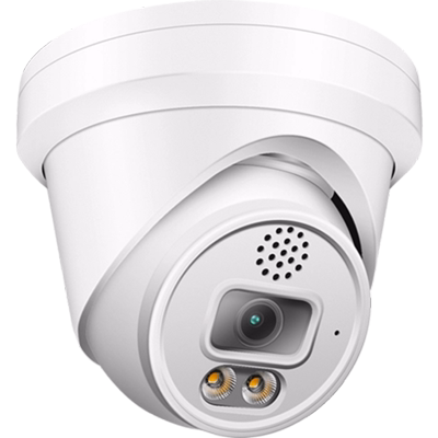 2MP PoE 24/7 Full Color Two Way Audio Turret IP camera