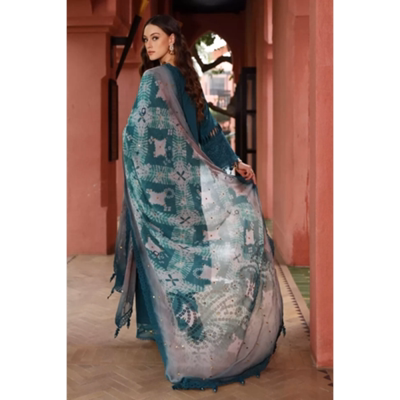 NUREH Bazar Embroidered Chikankari Lawn Shirt NE - 107