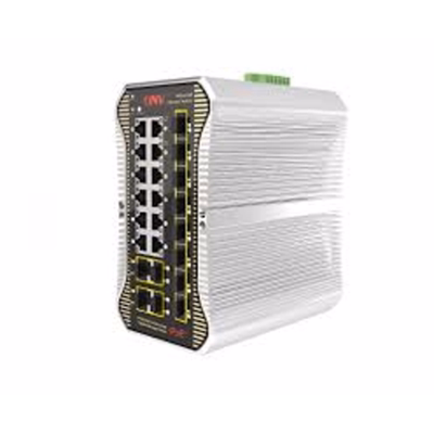 Gigabit 24-port L2+ managed industrial PoE switch
