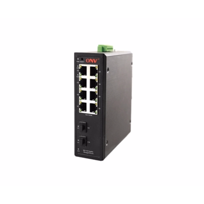 Gigabit 10-port Easy managed industrial PoE switch